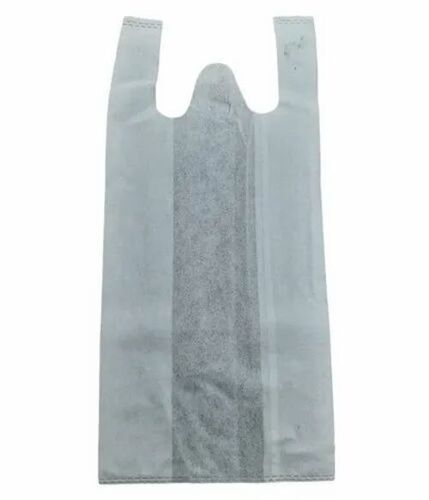 Non Woven W Cut Bag - Non Woven 9x12 Inch White 25 GSM | Biodegradable Moisture Proof Handled