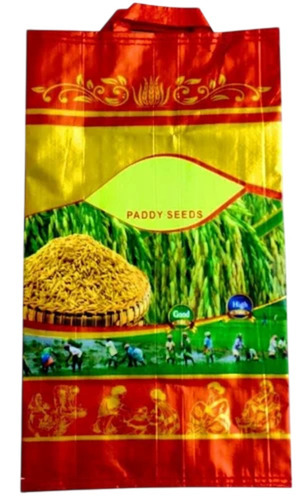 Paddy Seeds Packaging Bag - BOPP Plastic Customized Size Multiple Color Water Resistant | Durable Fine Finished Printed Rectangle Pattern