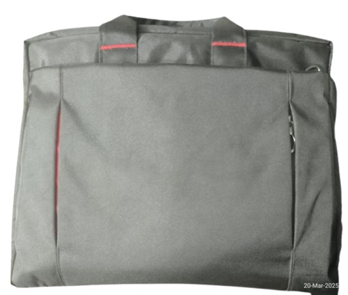 Polyester Gray Office Laptop Bag