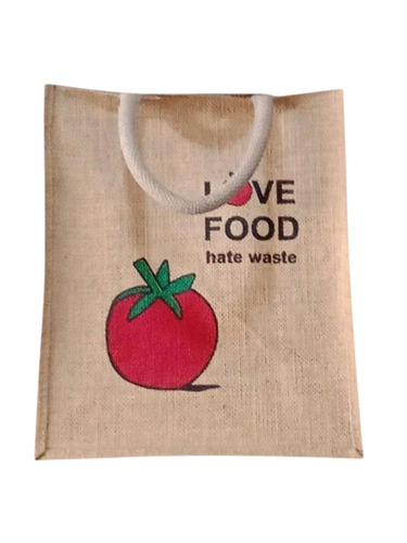 Printed Jute Shopping Bag