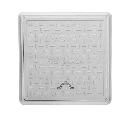 Square FRP Manhole Cover - Square Shape, FRP Material | Drainage Application