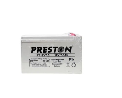 12 V Preston Pt12v7.5 Ups Battery