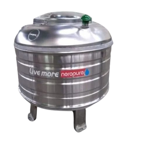 3500 L Insulated Tank - Stainless Steel, Horizontal, Polished Surface | Multicolor, Industrial Use, Custom Size