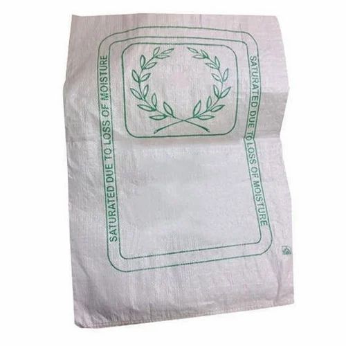 65kg Printed Polypropylene Woven Sack - 65kg Capacity, White, Moisture Proof, Eco-Friendly, Digital Printing