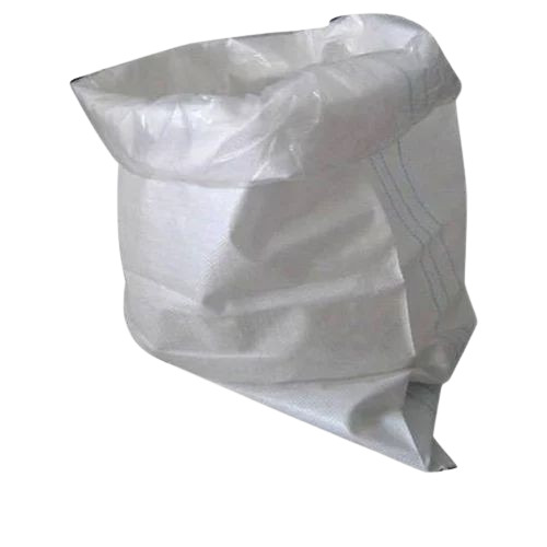 90kg Polypropylene Woven Sack White Rectangular - Moisture Proof Tie Closure Eco-Friendly