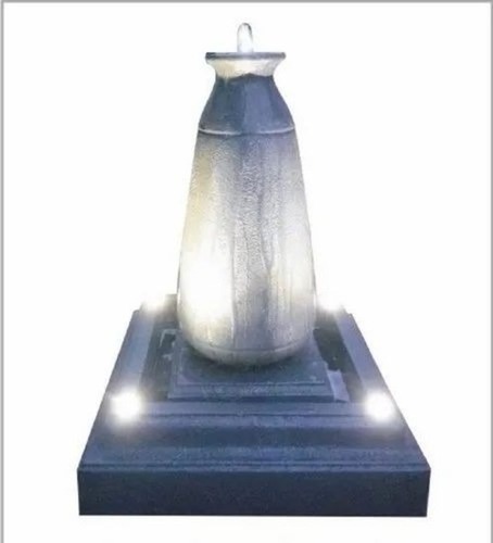 Blue Outdoor Fiberglass Fountain