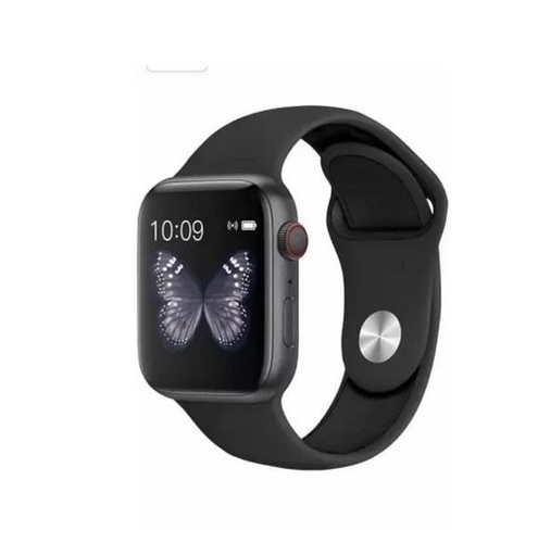 Bluetooth Watch - Metal, Rubber & Plastic, Standard Size, Black | Bluetooth 5.0, Heart Rate Sensor, Rust Resistant, Up to 48H Battery