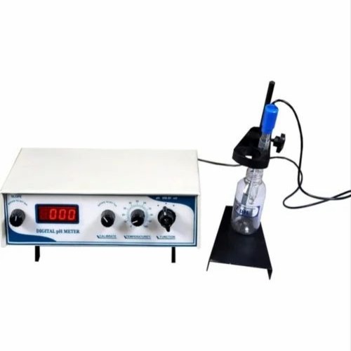 Demeteries Ph Meter - Multicolor, Table-Top DM-PH7, Digital pH 1-14, Industrial Use, Calibrated
