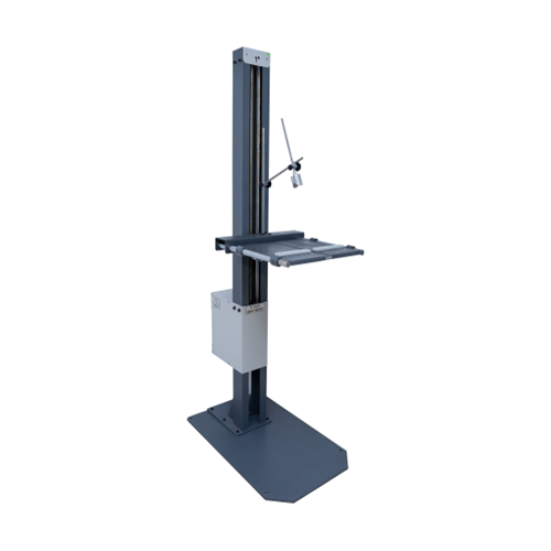 Drop Test Machine - Grey Electric, 0-2m Adjustable Height | Multi-Angle Impact, 100kg Load, Digital Logger