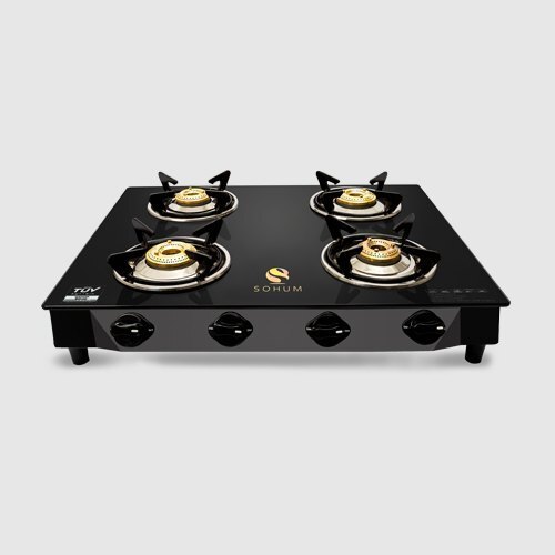 Four Burner Gas Stove With Safety Device