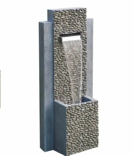 Grey Fiberglass Fountain