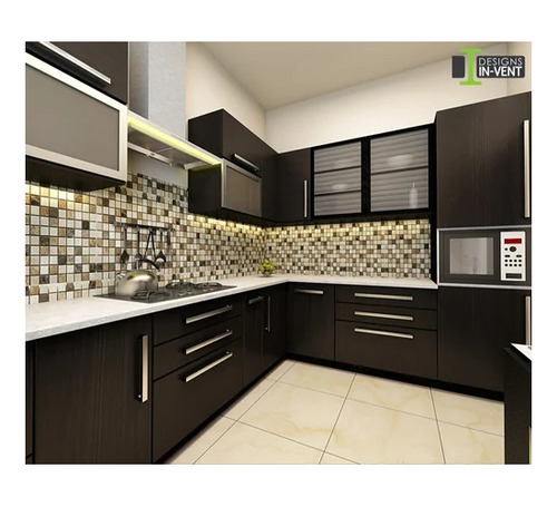 L Shape Modular Kitchen Interior Designing Services