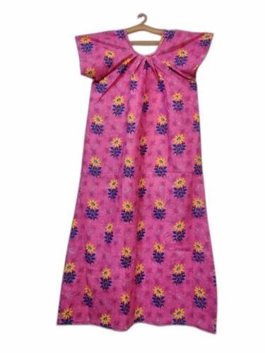 Ladies Stiching Cotton Nighty