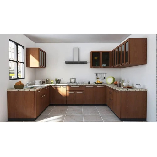 MDF U Shape Kitchen Interior Designing Services