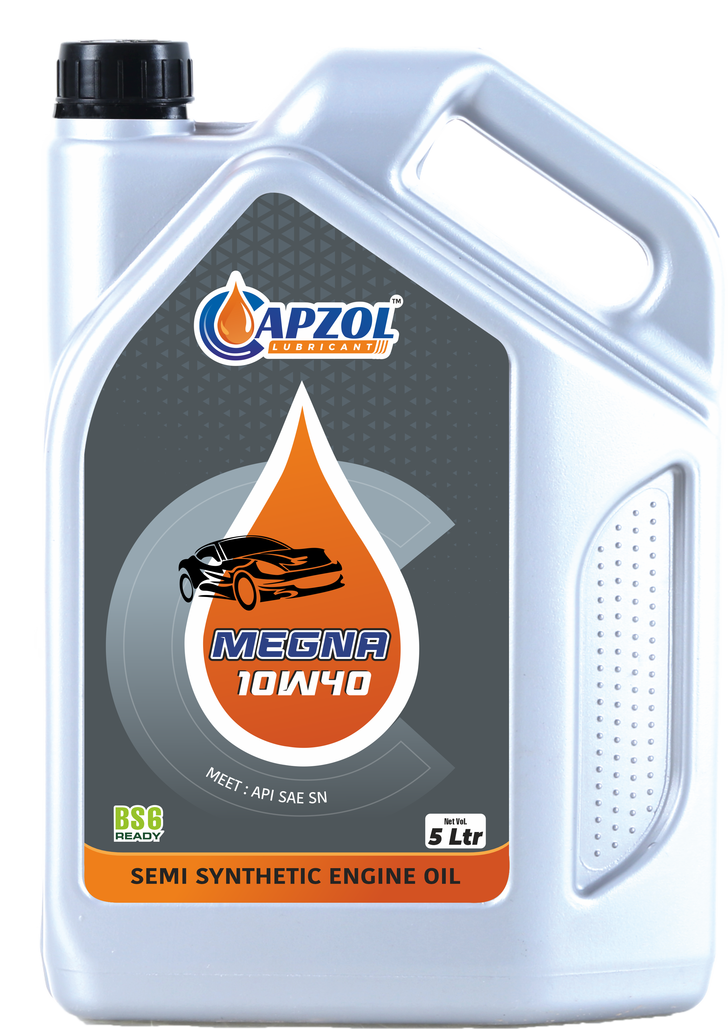 Megna Sae 10W40 Api Sn/Cf 5 Ltr Engine Oil - Application: Automobile Industries