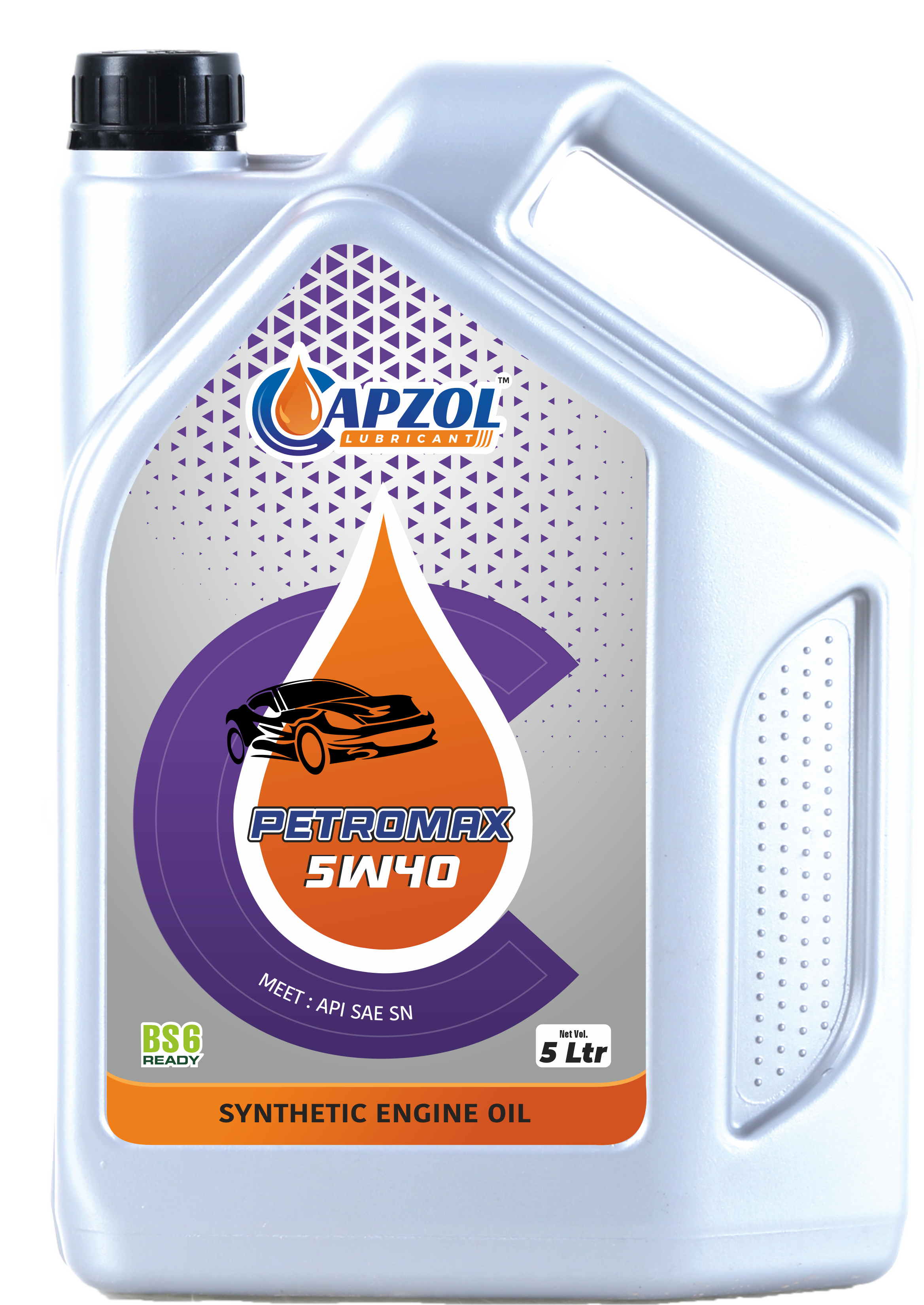 Petromax Sae 5W40 Api Sn 5 Ltr Engine Oil - Application: Automobile Industries