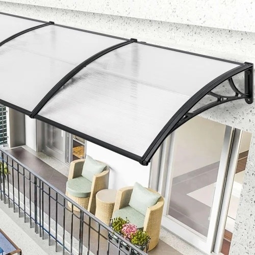 Polycarbonate Canopy - Durable White Custom Size | Rust Proof Very Good Quality