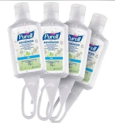 Purell Advanced Hand Sanitizer With Jelly Wrap (Pack Of 4) - Transparent 30 mL Touch-Free Quick Dispensing Hygienic Refill Moisturizing