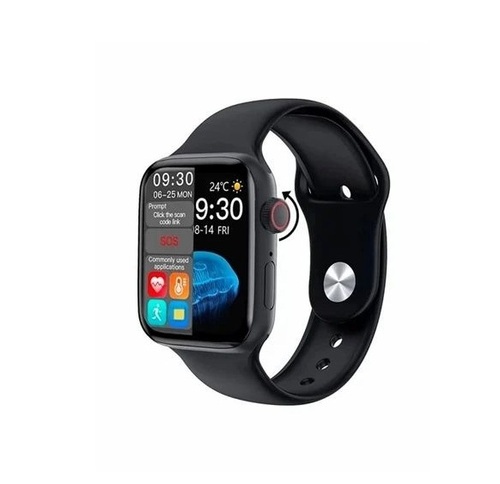 Smart Wrist Watch - Metal, Rubber Strap, Black, Digital Display | Bluetooth 5.0, Continuous Heart Rate Monitoring, Corrosion Resistant