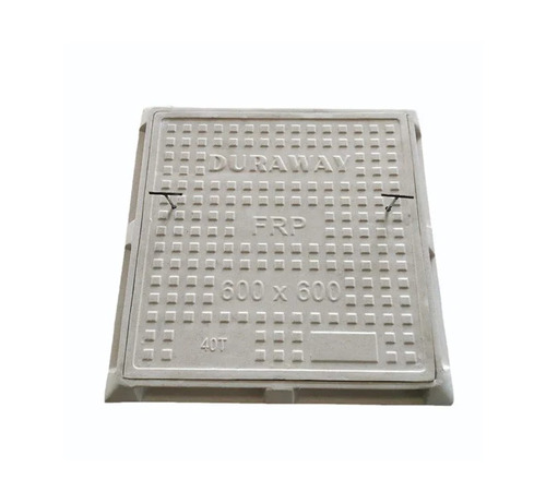 Square FRP Manhole Cover 600x600mm 40 Ton