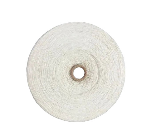 Natural Cotton Yarn - 100% Cotton, White, Lustrous Finish, High Strength, Tear and Fade Proof, Eco-Friendly, Moisture-Absorbent, Quick Dry, Washable