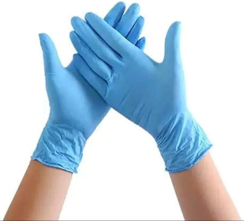 Nitrile Examination Gloves - Color: Blue