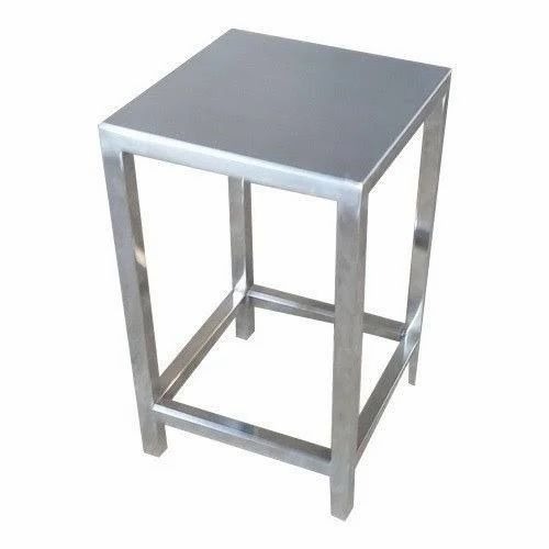 Stainless Steel Square Stool