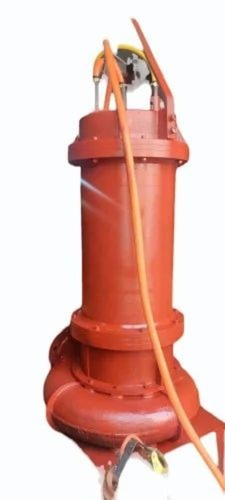 Submerged Centrifugal Pump - Red, 15HP, Single Stage, Three Phase, Electric, Manual | Industrial Water Use