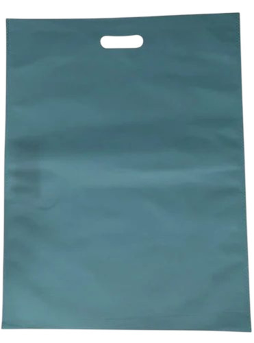 Teal Blue Non Woven D Cut Bags
