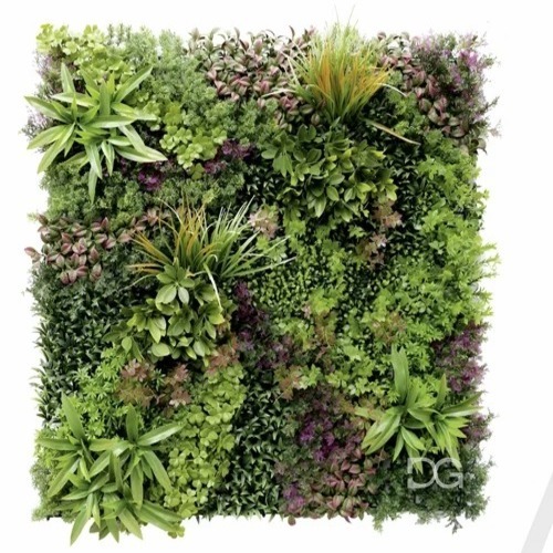 Uv Protected Artificial Green Wall - Plastic Rectangular, Green | Indoor Outdoor Wall Decoration, Easy Installation