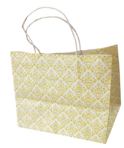 Yellow Paper Shopping Bags