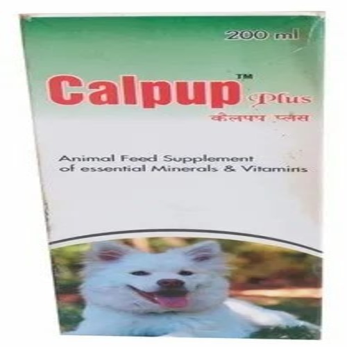 200 Ml Calpup Plus Animal Feed Supplement Essential Minerals Vitamins Pet Syrup