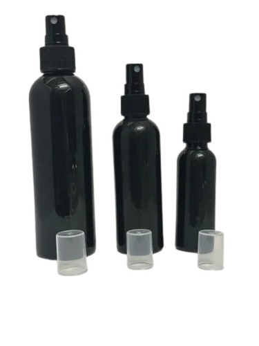 200ml / 100ml / 50ml Black Spray Pet Bottle