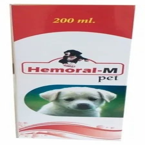 200ml Hemoral M Pet Syrup - Liquid, Twice a Day, Feed Grade | Animal Extract, For Aquatic Animals