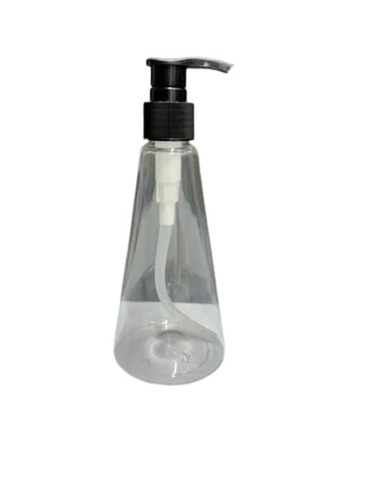 300ml Conical Pet Bottle With Black Dispenser