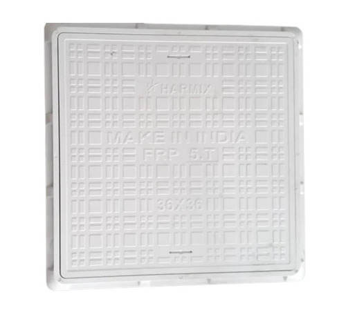 36x36 Inch Harmix Frp Manhole Cover - 12x18 Inch, Square Shape, 2.5 Ton Load Capacity