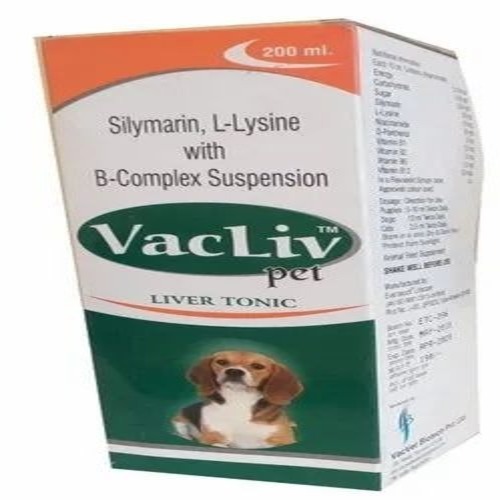B Complex Suspension Pet Liver Tonic - 200 ml Box Feed Grade Syrup | Animal Extract For Aquatic and Special Breed Animals 6 Months Shelf Life