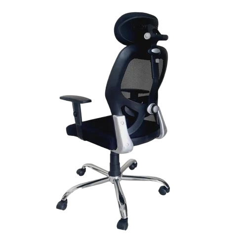 Ergonomic Office Chairs - Mesh Material, Black, Polished Finish | Durable, Easy to Clean, Lightweight, Washable
