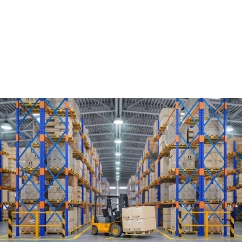 Global Heavy Duty Racks For Warehouse - Mild Steel, As Per Requirements Size, Blue & Deep Orange | Warehouse Storage Racks