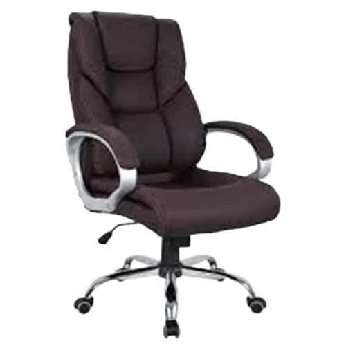 Leather Office Chairs - Leather PU, Black, Polished | Durable, Easy to Clean, Lightweight Steel Frame
