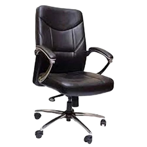 Leather Plain Office Chair
