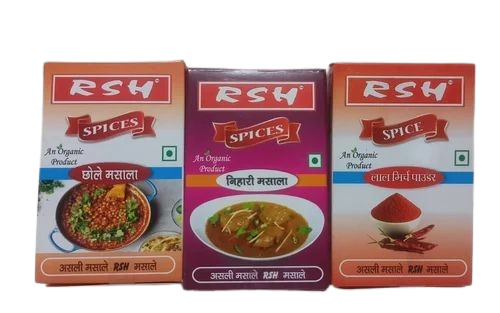 Masala Spices Packaging Box