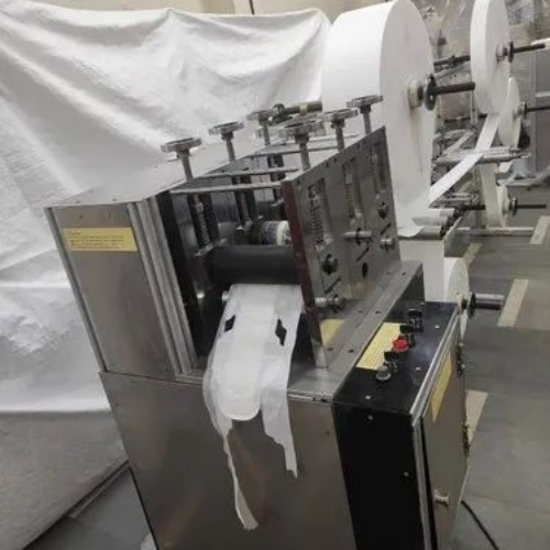 Single Phase High Speed Sanitary Machine - Stainless Steel Frame, White, 150V, 50Hz | Rust Proof, Fast Operation, Precise Cutting, Energy Efficient