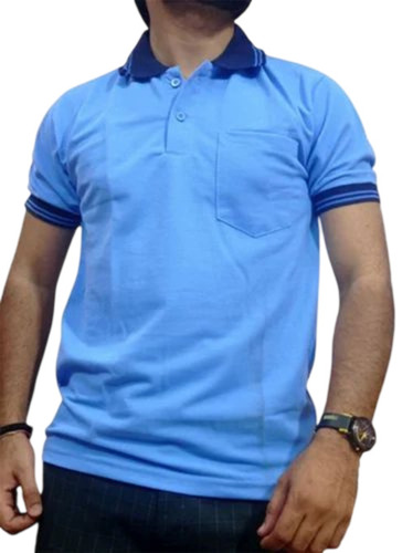 Sky Blue Polo T Shirt