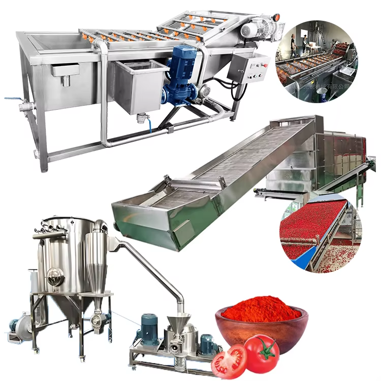 Tomato Washing Drying Machine - Color: Customizable
