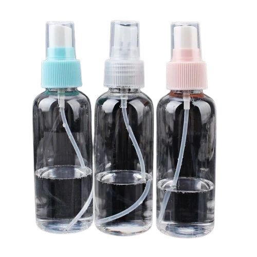 Transparent Pet Bottle - Polyethylene Terephthalate, 50ml, Transparent | Durable, Leak Proof, Reusable