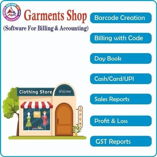 Barcode Billing Software - On-Premise, Annual Subscription, Multi-User | Accounting, Inventory, CRM, GST Compliance