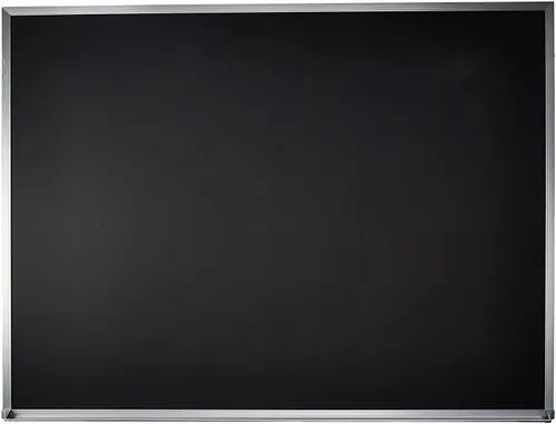 Black Chalk Writing Board - Mica and Aluminium 17" x 23" Black Durable Polished Surface
