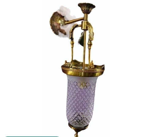 Brass Bell Jali Wall Hanging Light