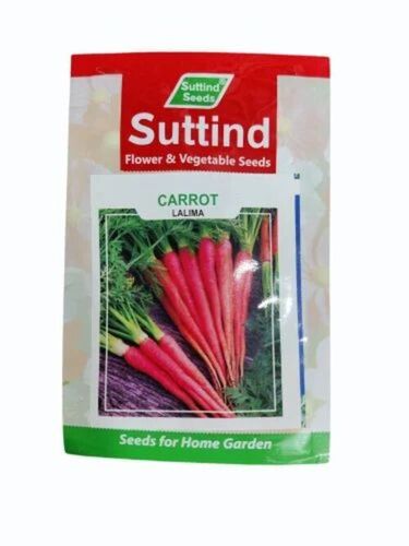 Carrot Seeds - Organic Natural Packet 100 gm, Food Grade Hybrid Variety, 9 Months Shelf Life